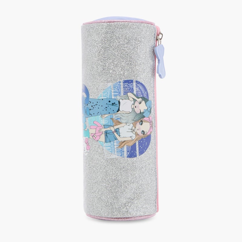 sami_studio Pouch-Dolls Girl Gang-Collection-1 Cmprt-Zip (Polyester ) Multicolour \ 22X8X8 - Image 5